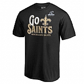 Men's Saints Black 2018 NFL Playoffs Go T-Shirt,baseball caps,new era cap wholesale,wholesale hats